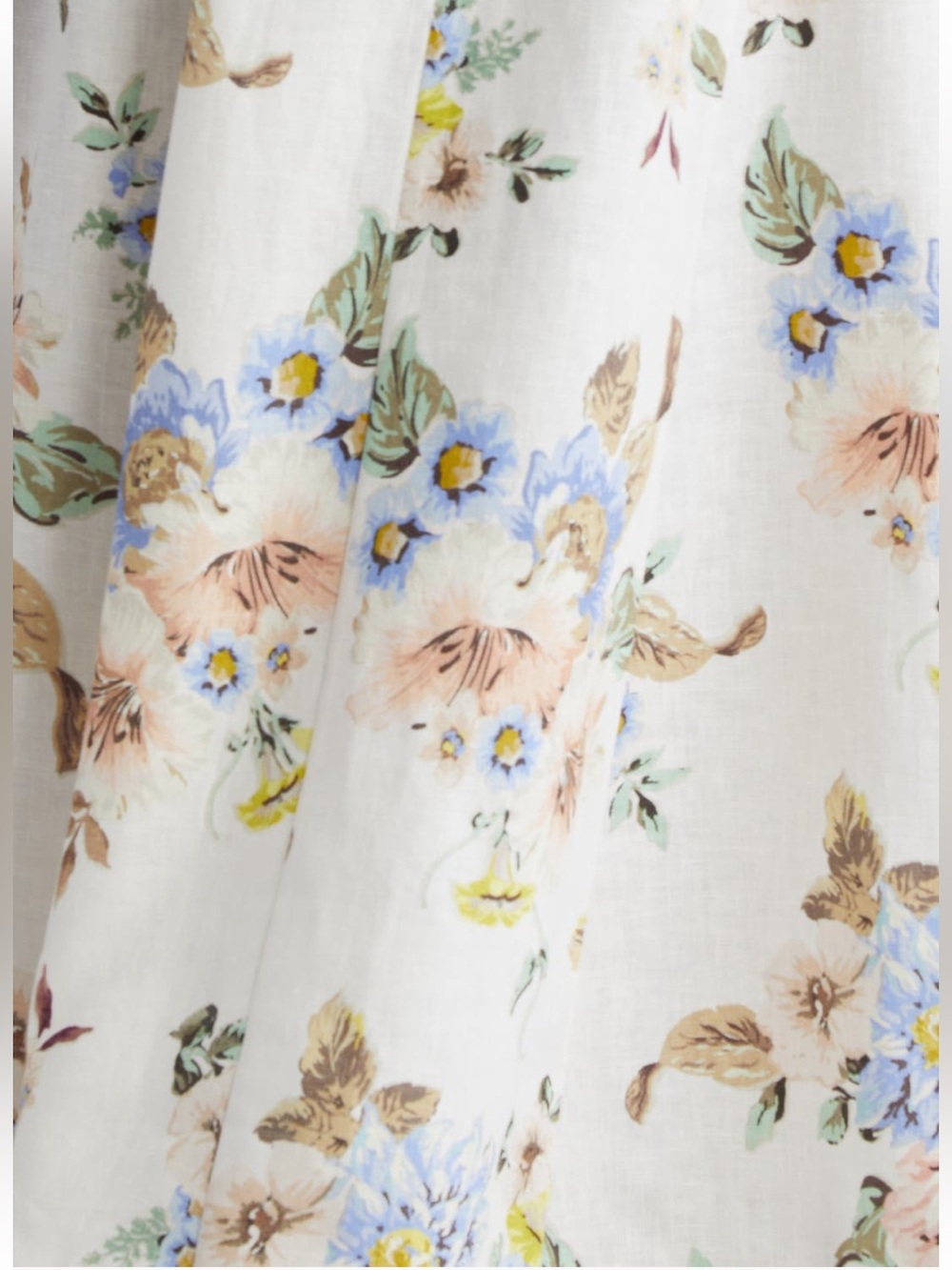 Zimmermann Lace Trim Floral Print Linen Sundress - Picture 5 of 10